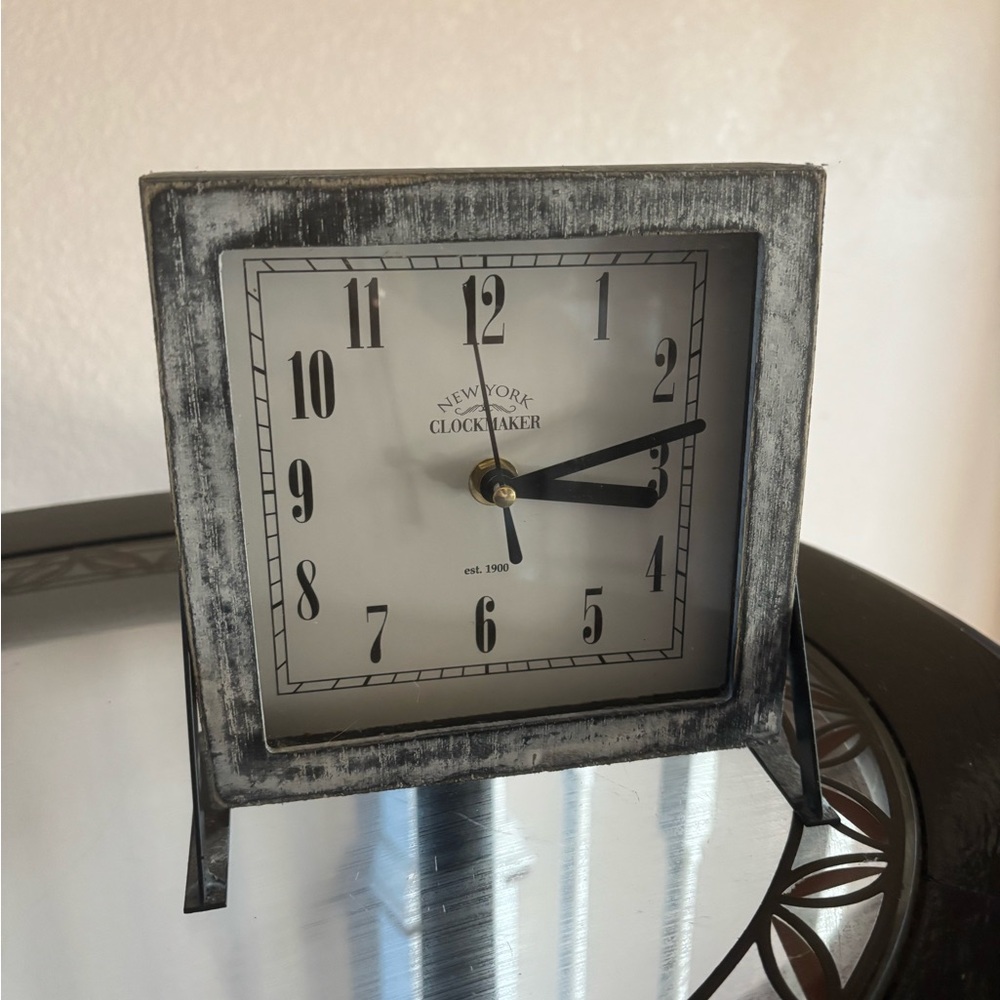 Black and Gray Clock